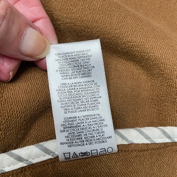 CABI Journey Tailored 3 Button Corduroy Jacket Caramel Brown Lagenlook Cabin XS - Picture 7 of 17